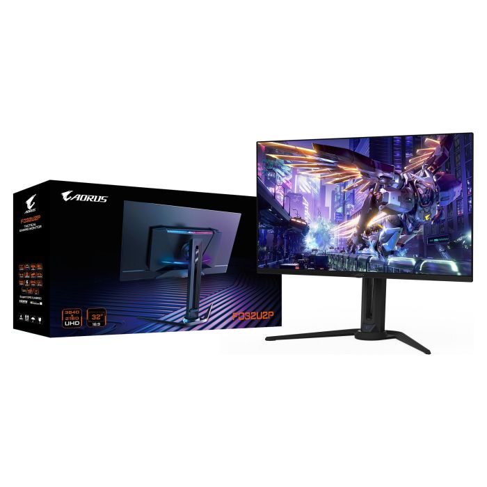 GIGABYTE AORUS FO32U2P 32" 4K UHD OLED 240Hz 3840x2160 0.03ms 250cd/m2 2xHDMI 2.1 1xDP 2.1 6