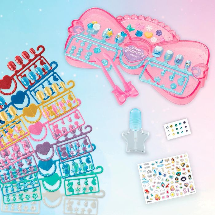 Aquabeads 35006 Estudio De Uñas Princess Disney Manualidades Decoración Reutilizables +4 Años 3