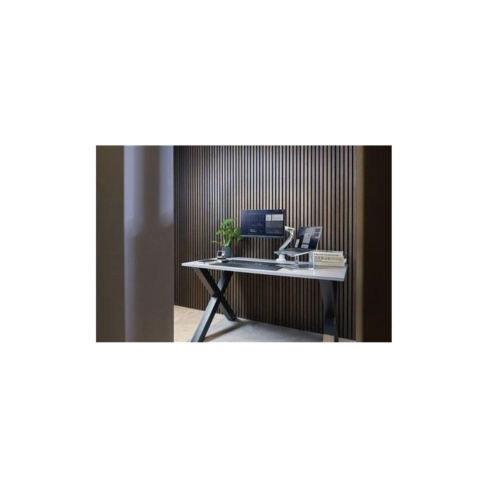 One For All DM0060 Accesorio Elevador de Laptop Doble Altura Universal, Libera Espacio, Evita Sobrecalentamiento 5