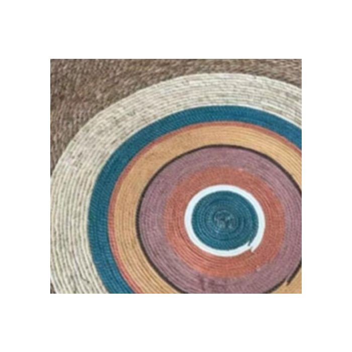 Alfombra Arabe DKD Home Decor Multicolor 120 x 120 cm (4 Unidades) 1