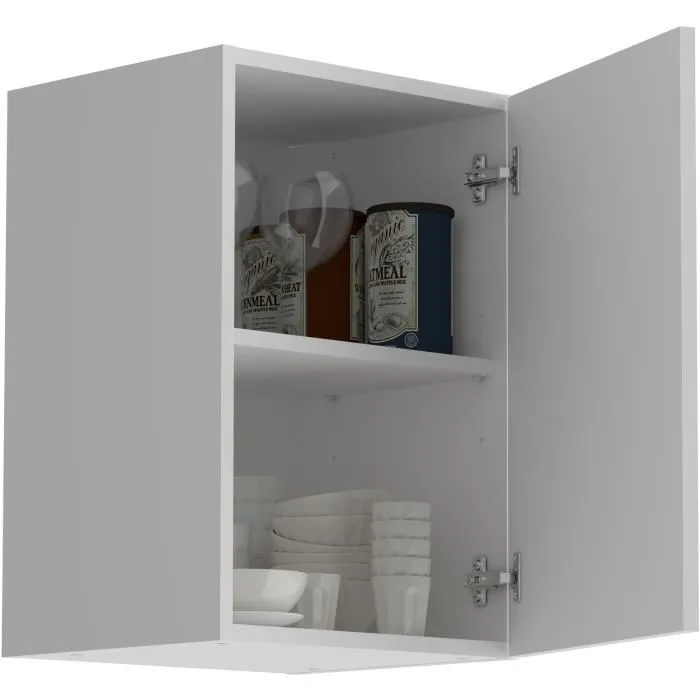 Oslo 244001 Mueble Alto 1 Puerta + Tableta Decoración Blanca Mate L 40 x D 36 x H 58 cm 2 Oslo 244001 Mueble Alto 1 Puerta + Tableta Decoración Blanca Mate L 40 x D 36 x H 58 cm 2