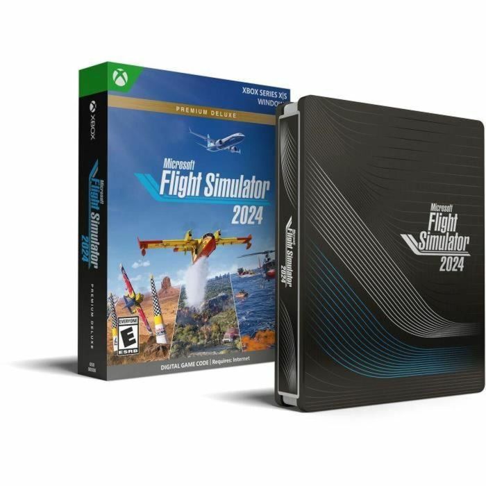 Microsoft Xbox Flight Simulator 2024 - Juego para Xbox Series X - Edición Premium Deluxe SteelBook