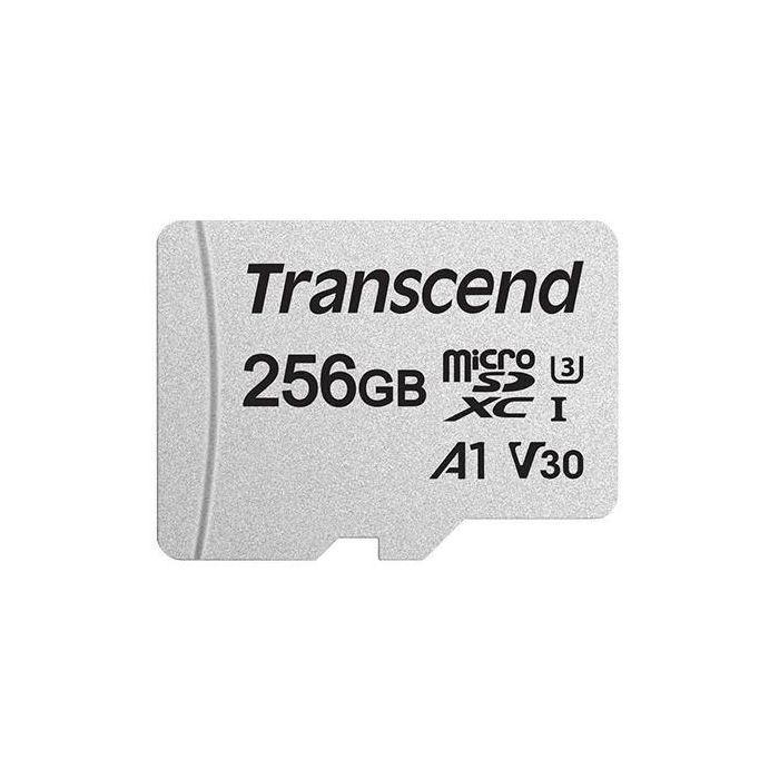 Transcend USD300S-A Tarjeta microSDXC 256GB Clase U3 V30 con Adaptador SD - Lectura 95MB/s, Escritura 40MB/s 1