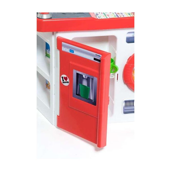 Molto Cocina Infantil con Lámpara, Planchador y 12 Accesorios, 82x81x28 cm 4