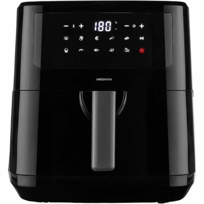 Medion 50072999 Freidora de Aire Caliente, 2150W, Pantalla Táctil, 9 Programas, Negra 0 Medion 50072999 Freidora de Aire Caliente, 2150W, Pantalla Táctil, 9 Programas, Negra 0