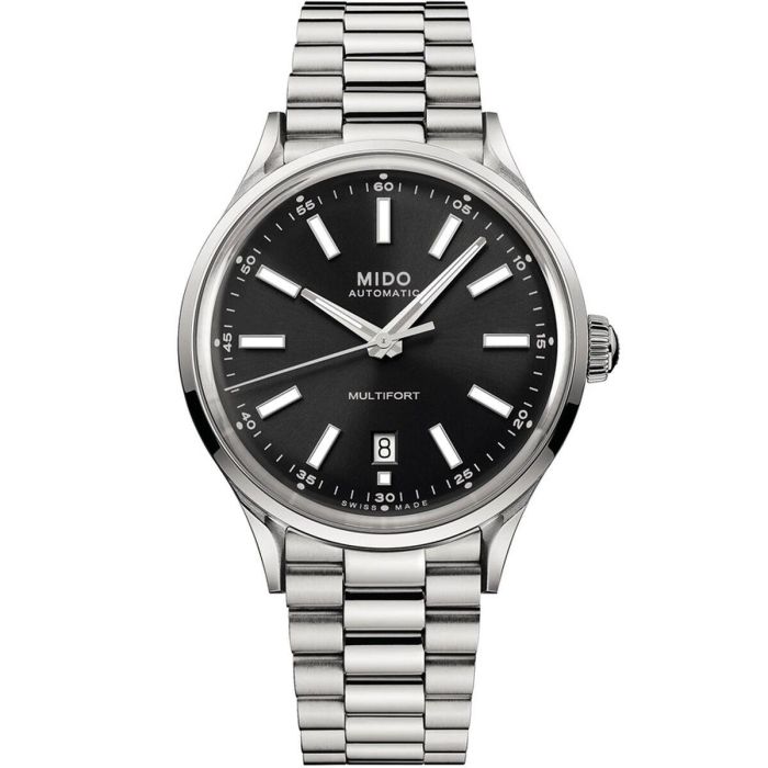 Reloj Hombre Mido MULTIFORT PATRIMONY POWERWIND Plateado Reloj Hombre Mido MULTIFORT PATRIMONY POWERWIND Plateado