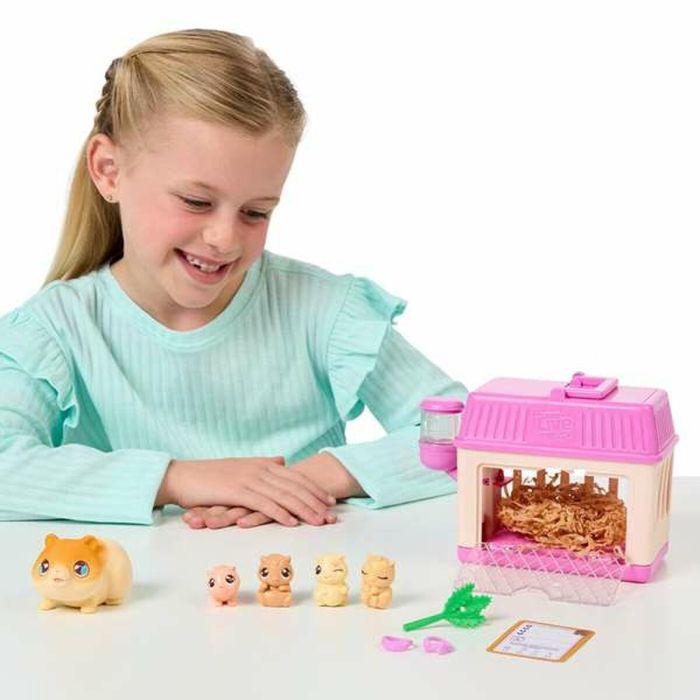 Little Live Pets Mascota Mini Mama Surprise: Juguete Interactivo con Sorpresa de Bebé, Alimenta a Mamá con Apio 1