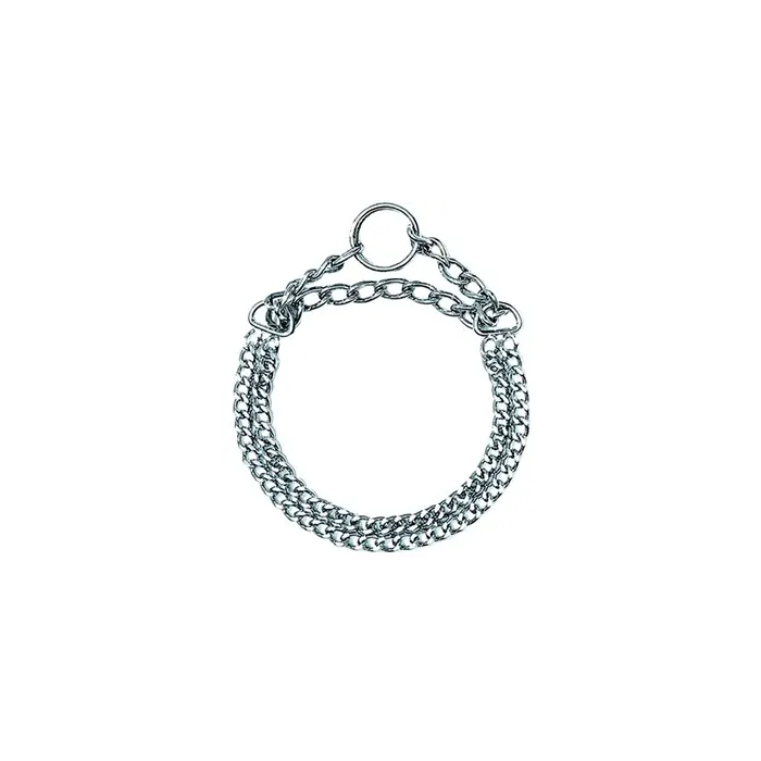 Freedog Collar Estrangulador Doble Cadena 2,5 mm X 45 cm