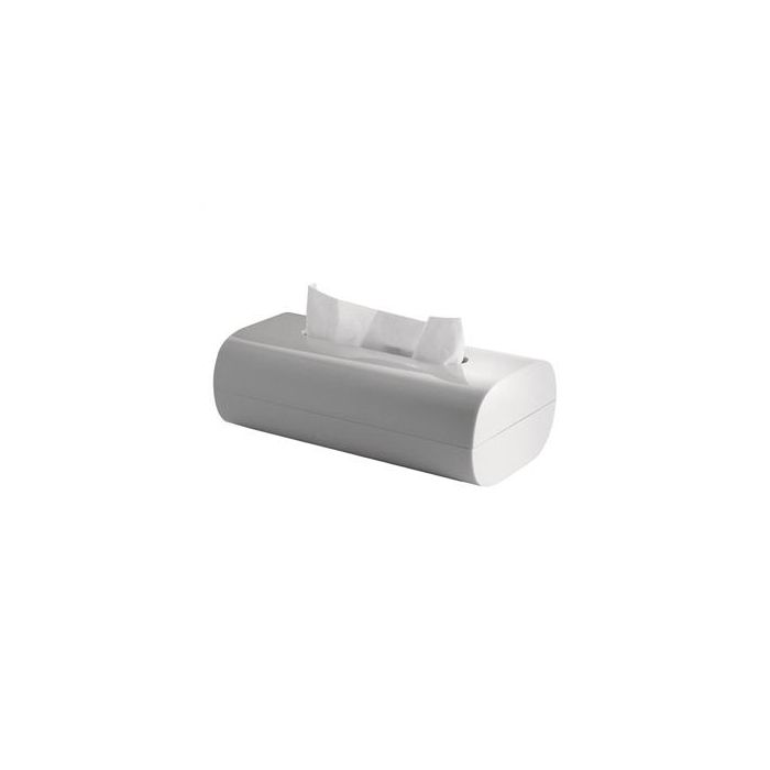 Alessi PL07 W Birillo Caja para Pañuelos de Papel en PMMA Blanco