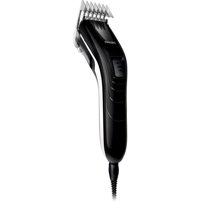 Philips QC5115/15 Cortapelos con Cable, Cuchillas de Acero Inoxidable Autoafilables, 11 Posiciones (3-21mm), Silencioso, Fácil Limpieza 1 Philips QC5115/15 Cortapelos con Cable, Cuchillas de Acero Inoxidable Autoafilables, 11 Posiciones (3-21mm), Silencioso, Fácil Limpieza 1
