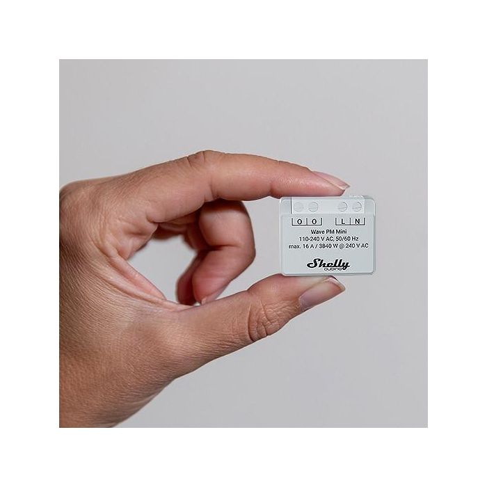 Shelly Relais Inteligente Wave PM Mini Z-Wave 2 Shelly Relais Inteligente Wave PM Mini Z-Wave 2