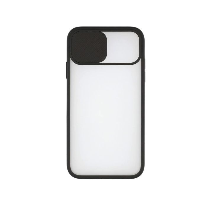 Funda para Móvil con Borde de TPU iPhone 12 Mini KSIX Duo Soft Cam Protect Negro 1