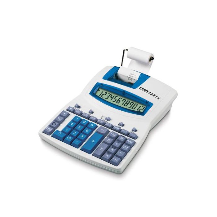 Calculadora Impresora Ibico 12 Digitos 1221X 1