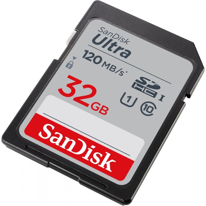 SanDisk Tarjeta de memoria SDHC Ultra 32GB Clase 10 UHS-I U1 120MB/s resistente a golpes agua temperatura y rayos X 1