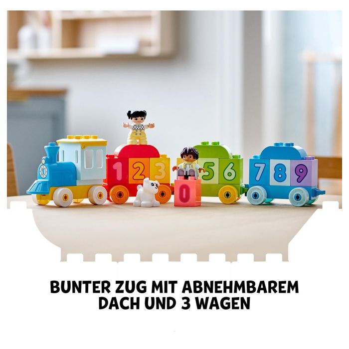 Lego Tren de los Números 10954, Juego de Construcción Educativo para Aprender a Contar, a Partir de 18 Meses, 23 Piezas 22