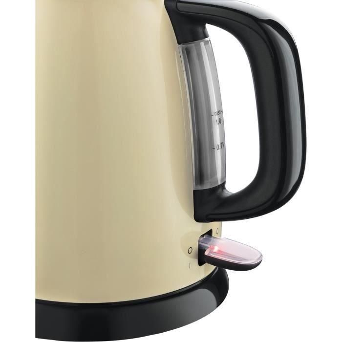Russell Hobbs Hervidor Mini Colours Plus+ Crema 1L - Ahorro Energía, Diseño Compacto - 24994-70 2 Russell Hobbs Hervidor Mini Colours Plus+ Crema 1L - Ahorro Energía, Diseño Compacto - 24994-70 2