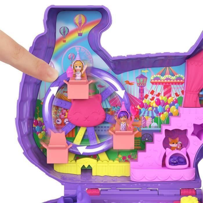 Mattel Cofre para Mini Muñecas Polly Pocket Gatito Piñata Partyland con 23 Accesorios Sorpresa 5