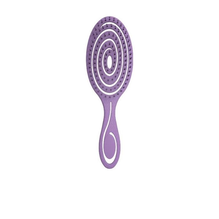 Wad Professional Beauty Cepillo Desenredante Biodegradable Ellipse Violeta con Cerdas Flexibles y Ultrafinas Antinudos