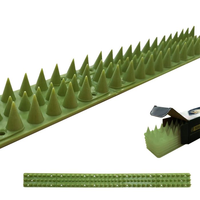 Barrera de seguridad Gatos 50 cm Verde 6 Piezas Barrera de seguridad Gatos 50 cm Verde 6 Piezas