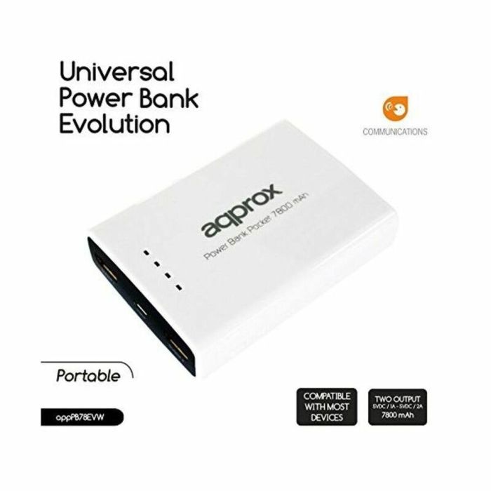 Power Bank approx! APPPB78EVW Blanco 6