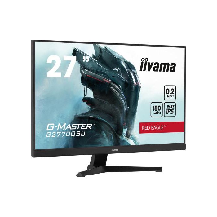 Iiyama G2770QSU-B6 Monitor 27" WQHD Fast IPS 180Hz 0.2ms MPRT FreeSync 1 Iiyama G2770QSU-B6 Monitor 27" WQHD Fast IPS 180Hz 0.2ms MPRT FreeSync 1