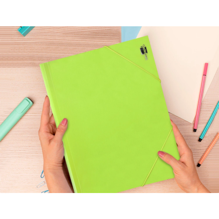 Liderpapel Carpeta Liderpapel Gomas Solapas Polipropileno DIN A4 Amarillo Fluor Opaco 100 Hojas 6 Liderpapel Carpeta Liderpapel Gomas Solapas Polipropileno DIN A4 Amarillo Fluor Opaco 100 Hojas 6