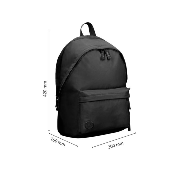 Mochila Antartik Teens 20 L Compartimento Para Portatil Color Negro 420 X 160 X 300 mm 1