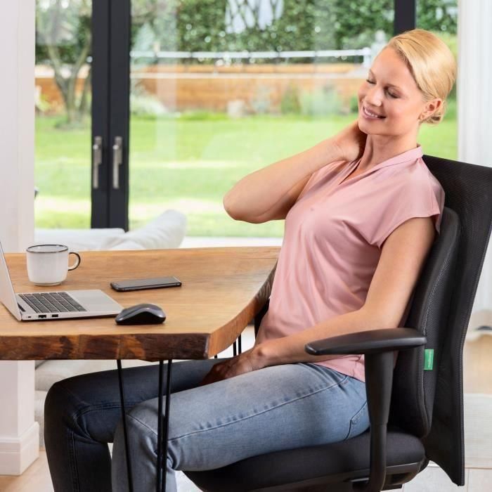 Medisana MC 500 Respaldo de masaje Shiatsu recargable inalámbrico con 2 velocidades, Negro 2