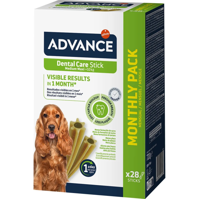 Advance Canine Adult Dental 28 Seticks 720 gr