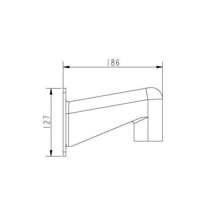 Ernitec Mini Gooseneck mount, White 1