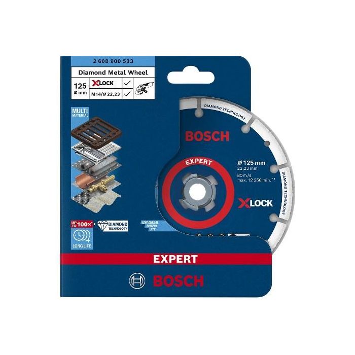 Bosch X-LOCK Dia Metalltrennsch. 125x22.23mm 1