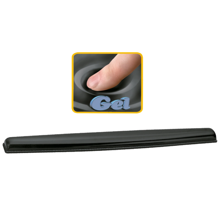 Fellowes Reposamuñecas para Teclado Gel Negro 1 Fellowes Reposamuñecas para Teclado Gel Negro 1
