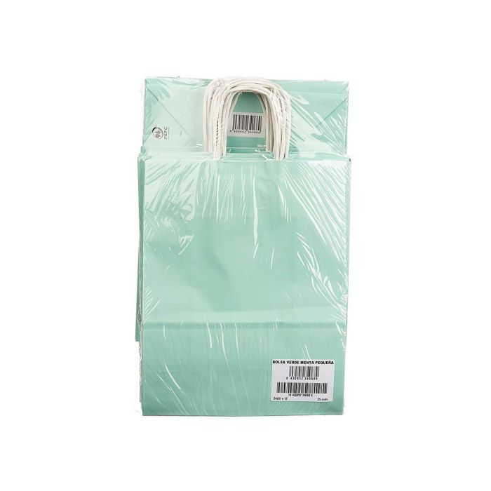 Bolsa Papel Verde Menta Peq 24X31Cm Pincello (150 Unidades) 2 Bolsa Papel Verde Menta Peq 24X31Cm Pincello (150 Unidades) 2