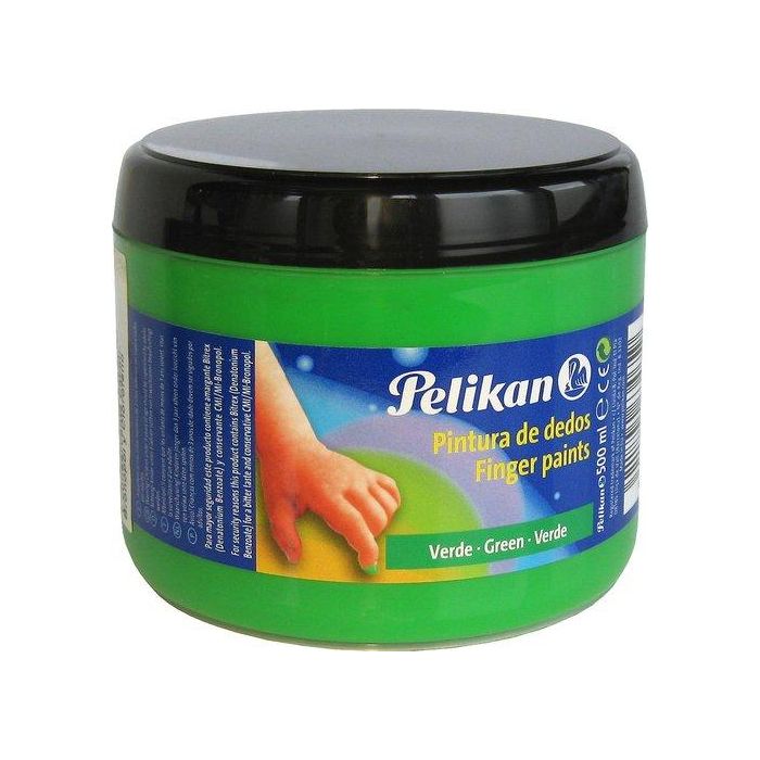 Pintura De Dedos Pelikan 500 Ml (Bote) Nº155 Verde Amarillento