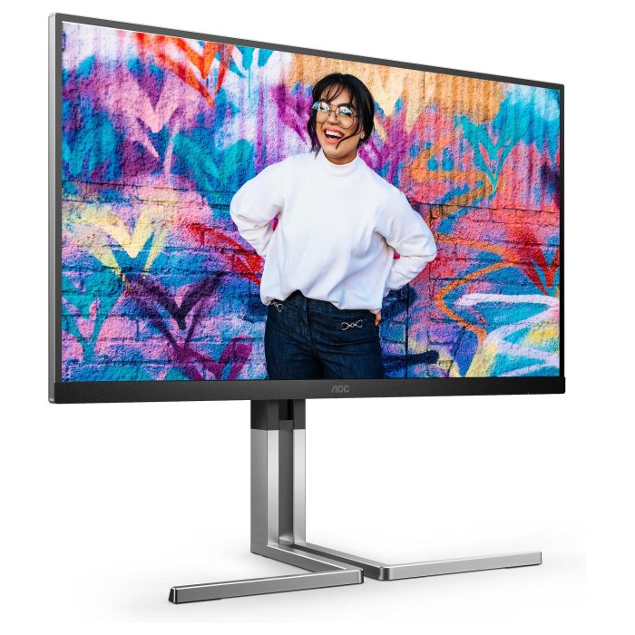 AOC Q27U3CV Monitor 27" Quad HD IPS con USB-C, HDMI y DisplayPort - Negro AOC Q27U3CV Monitor 27" Quad HD IPS con USB-C, HDMI y DisplayPort - Negro