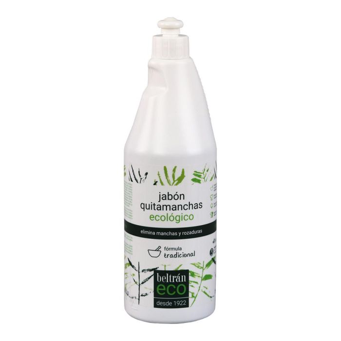 Jabones Beltrán Jabón Quitamanchas Concentrado Ecológico 750 ml sin perfume ni alérgenos, alta eficacia contra manchas de grasa. 0 Jabones Beltrán Jabón Quitamanchas Concentrado Ecológico 750 ml sin perfume ni alérgenos, alta eficacia contra manchas de grasa. 0