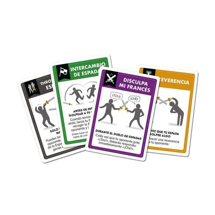 Exploding Kittens Vamos a pegarnos con espadas de mentira - Juego de Mesa Party Game con Espadas de Espuma para 3-6 Jugadores, 10+ 1 Exploding Kittens Vamos a pegarnos con espadas de mentira - Juego de Mesa Party Game con Espadas de Espuma para 3-6 Jugadores, 10+ 1