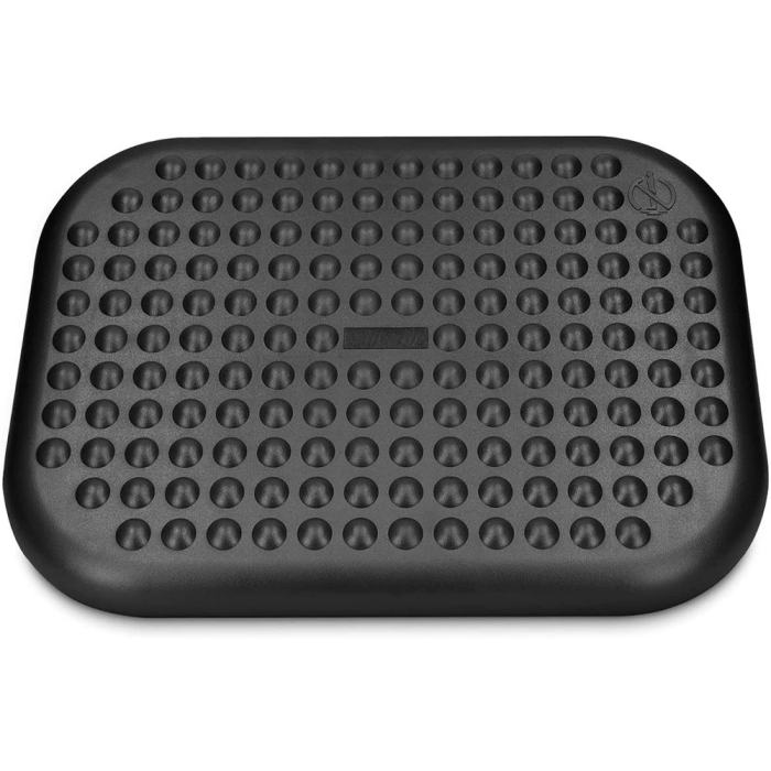 Q-connect Reposapiés de Plástico Ajustable en Altura con Superficie de Masaje y Ángulo Ajustable 448x90x325 mm 3 Q-connect Reposapiés de Plástico Ajustable en Altura con Superficie de Masaje y Ángulo Ajustable 448x90x325 mm 3