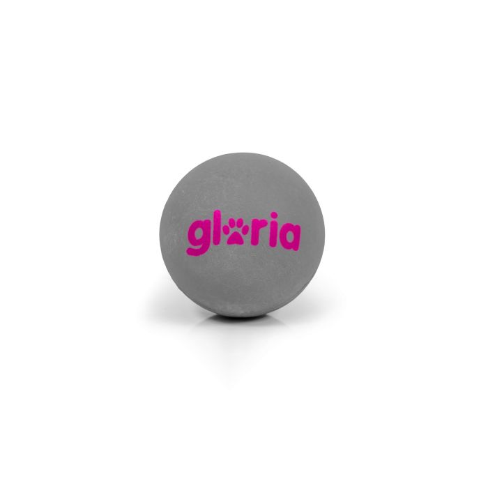 Gloria Pelota Play And Run Superflexi Foam S para Perro Gris-Rosa 4.5 cm, Pack 2 Unidades. Juguete de Adiestramiento y Agilidad 2