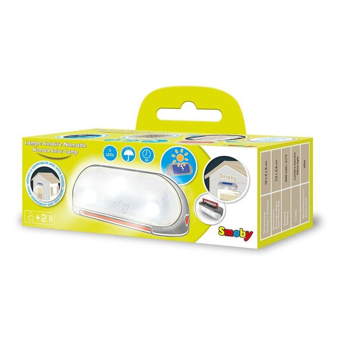 Smoby Lámpara Solar Nomad para Casas Smoby - Luz Nómada con Panel Solar 1 Smoby Lámpara Solar Nomad para Casas Smoby - Luz Nómada con Panel Solar 1