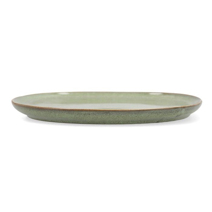 Bidasoa Ikonic Plato Llano Cerámica Verde Brillo 20,2x19,7 cm 1