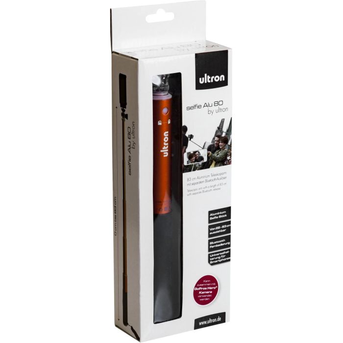 Ultron Selfie-Stick Alu 80 gold/orange 2 Ultron Selfie-Stick Alu 80 gold/orange 2