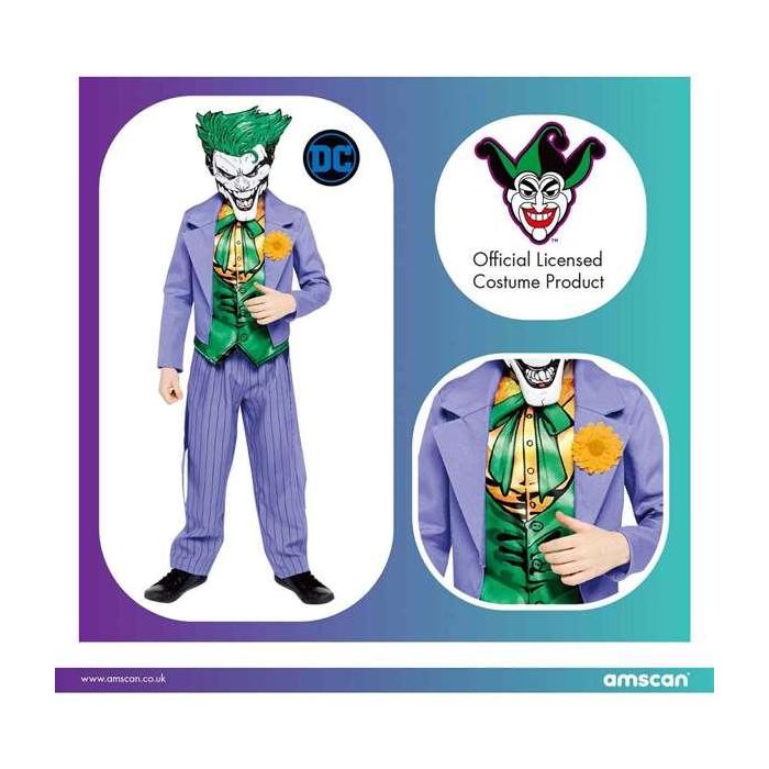 Disfraz inf. w.b.: joker comic t.8-10 años 8 Disfraz inf. w.b.: joker comic t.8-10 años 8