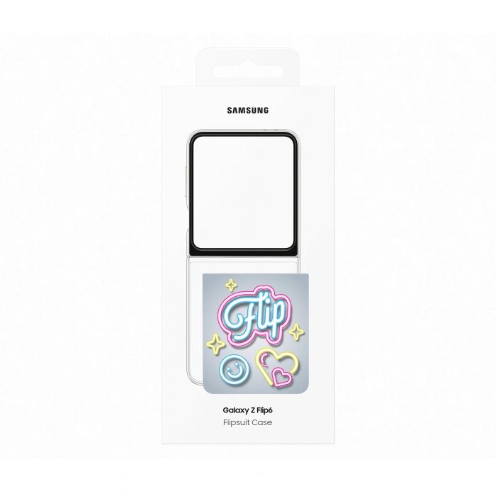 Samsung Funda Flipsuit para Galaxy Z Flip6 Transparente 4 Samsung Funda Flipsuit para Galaxy Z Flip6 Transparente 4