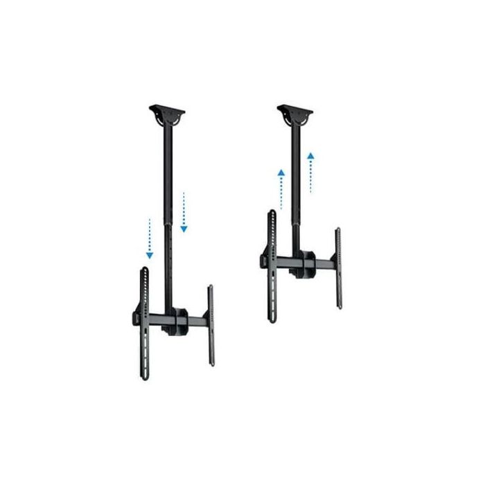 TooQ Soporte de techo giratorio para TV 32" a 55", 360º, 50 kg, Negro - LPCE1155TSLI-B 2 TooQ Soporte de techo giratorio para TV 32" a 55", 360º, 50 kg, Negro - LPCE1155TSLI-B 2