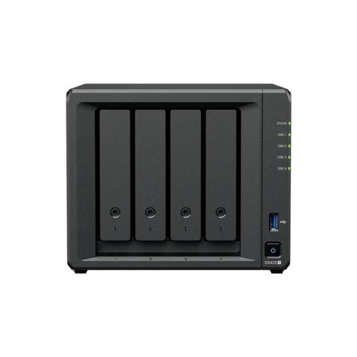 Synology DS425+ NAS 4 Bahías Intel Celeron J4125 2GB RAM para Hogar y Oficina 0 Synology DS425+ NAS 4 Bahías Intel Celeron J4125 2GB RAM para Hogar y Oficina 0