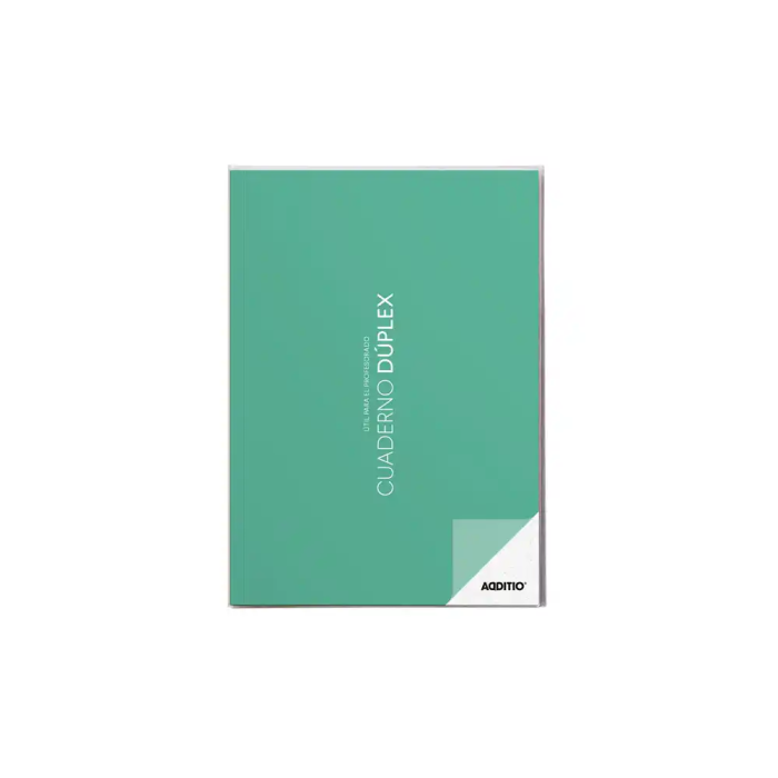 Additio Cuaderno Duplex A4 para Profesorado PVC 112 Páginas Colores Surtidos 5