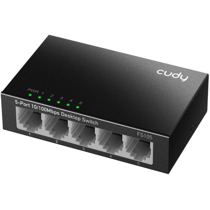 Cudy FS105 Switch No Administrado Fast Ethernet 5 Puertos RJ-45 1 Cudy FS105 Switch No Administrado Fast Ethernet 5 Puertos RJ-45 1