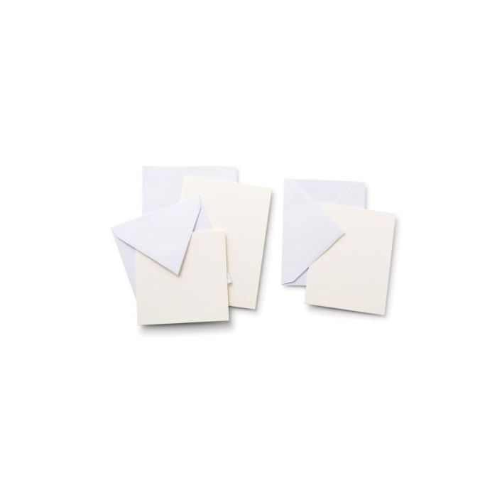 Cricut 2009984 Tarjeta de felicitación y pésame estándar, 20 piezas, Marfil y Blanco 1 Cricut 2009984 Tarjeta de felicitación y pésame estándar, 20 piezas, Marfil y Blanco 1