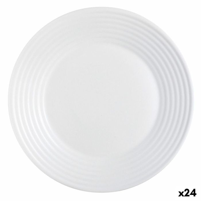 Bajo Plato Luminarc Harena Blanco Vidrio (Ø 27 cm) (24 Unidades) 0 Bajo Plato Luminarc Harena Blanco Vidrio (Ø 27 cm) (24 Unidades) 0